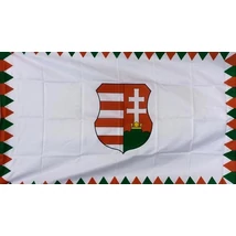 MAGYAR CSAPAT ZÁSZLÓ, nagy méretű , Kossuth címeres