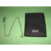 PÉNZTÁRCA LÁNCCAL , FEKETE