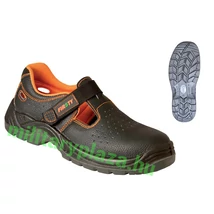 Munkavédelmi bőr szandál orrborításos