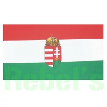 MAGYAR ZÁSZLÓ , nagy méretű , címeres