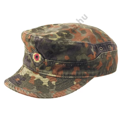 B.W. GYAKORLÓ SAPKA , FLECKTARN , HASZNÁLT