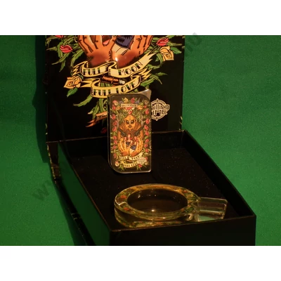  ED HARDY (Frank Apple) fazonú öngyújtó szett díszdobozban