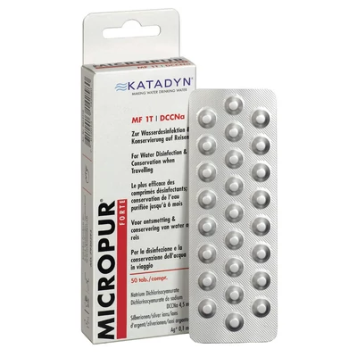 VÍZFERTŐTLENÍTŐ ÉS TISZTÍTÓ TABLETTA ( 50 BD.-OS )  KATADYN FORTE