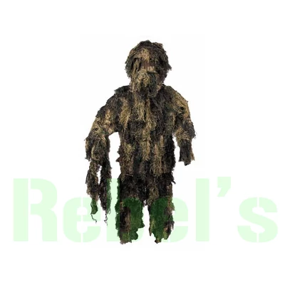NÉGYRÉSZES ÁLCARUHA , GHILLIE   , WOODLAND